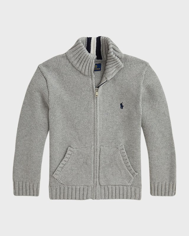 Boy's Pony Embroidered Sweater, Size S-X