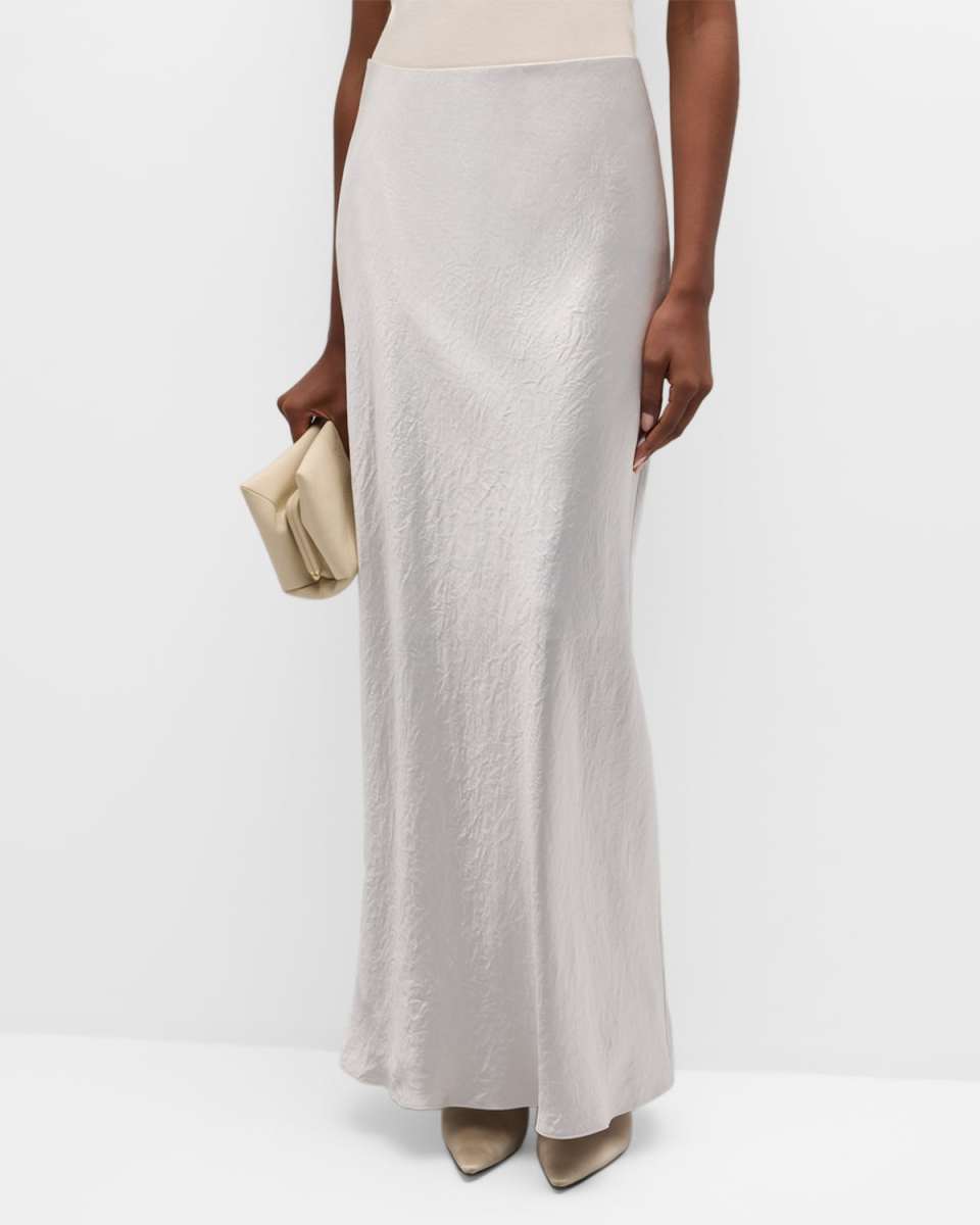 Satin Maxi Skirt