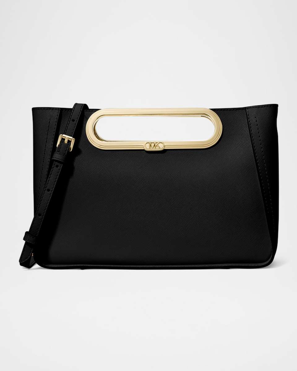 Chelsea Large Leather Convertible Clutch