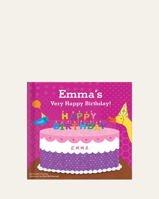 "My Very Happy Birthday" Book by Jennifer Dewing, Personalized