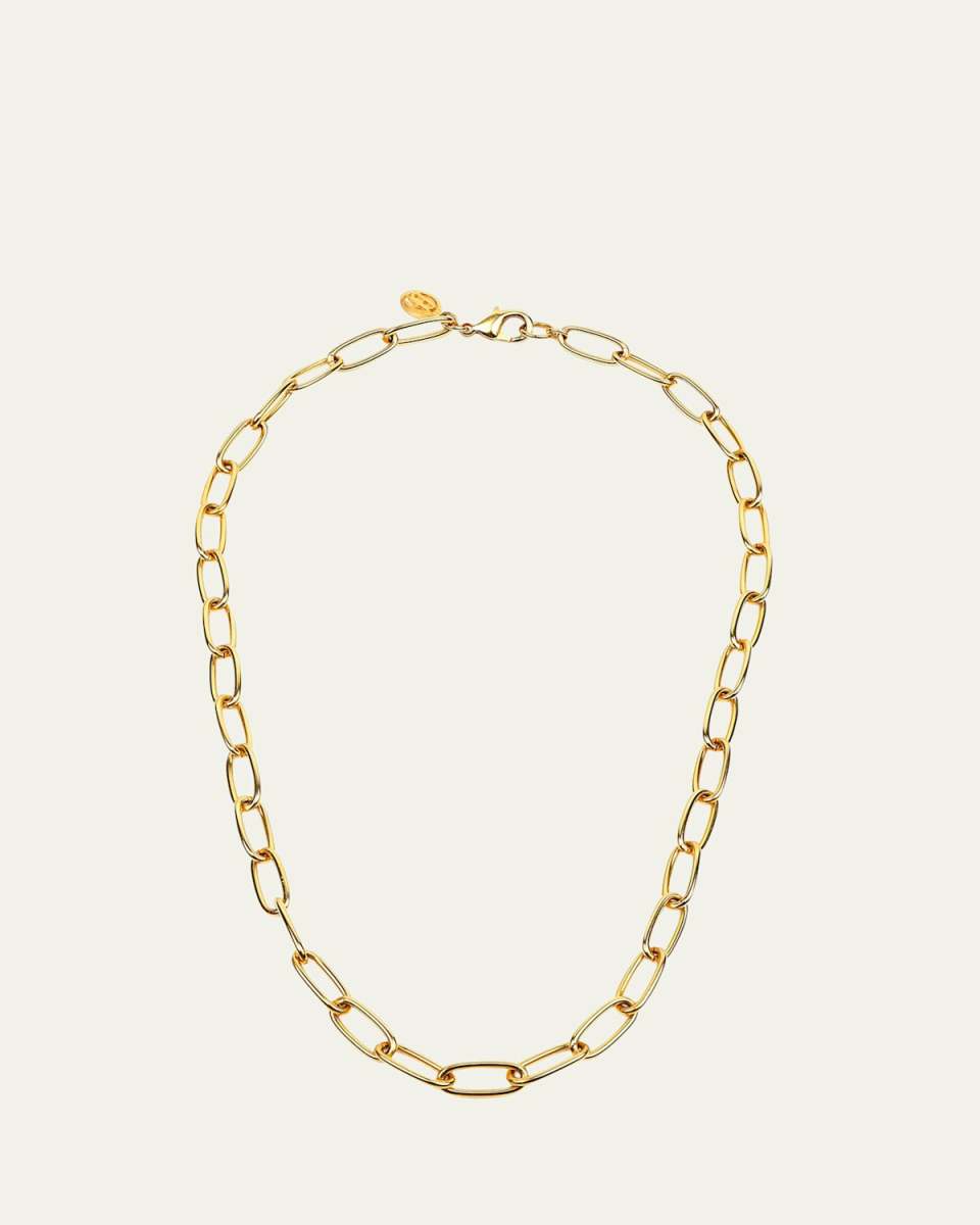 Oval-Link Chain Necklace, 18"L