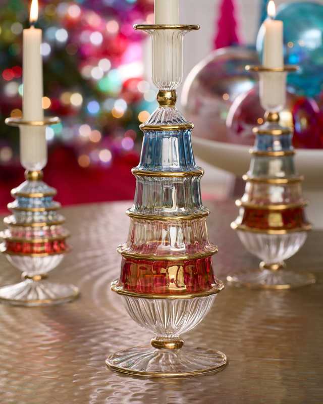 11" Large Christmas Tree Candle Holder