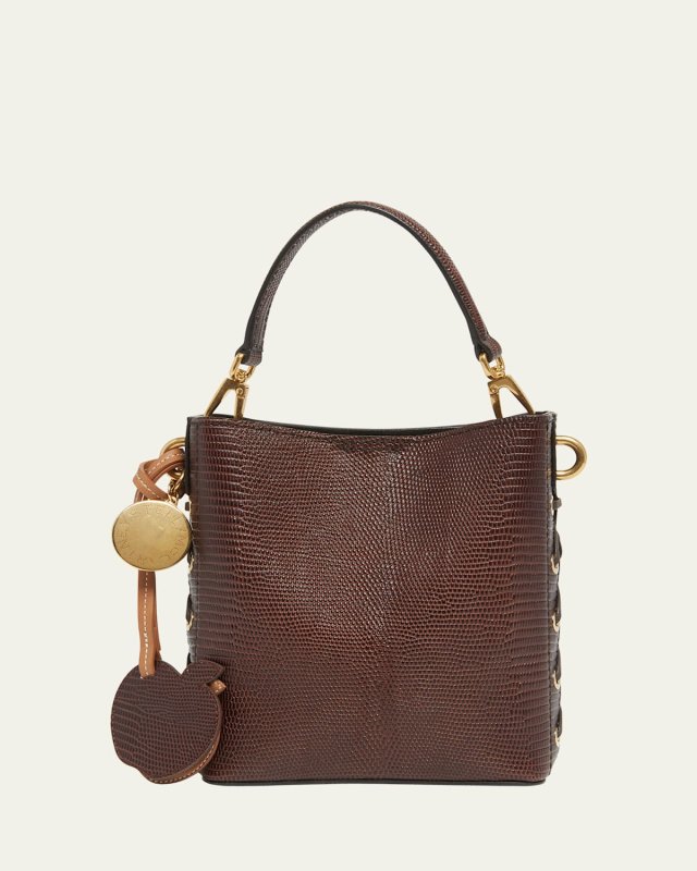 Frayme Small Eco Embossed Bucket Bag