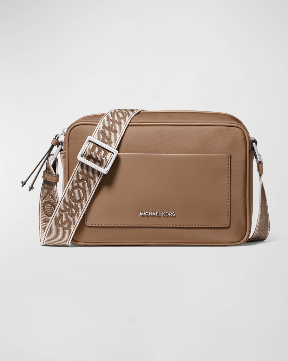 Jet Set Large Nylon Gabardine Crossbody Bag