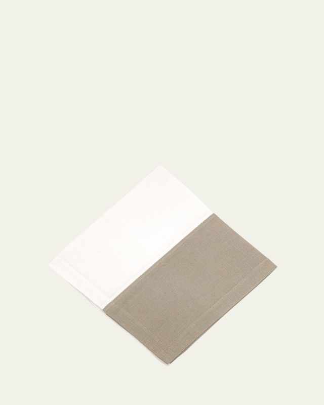 Color Block Grey Napkin