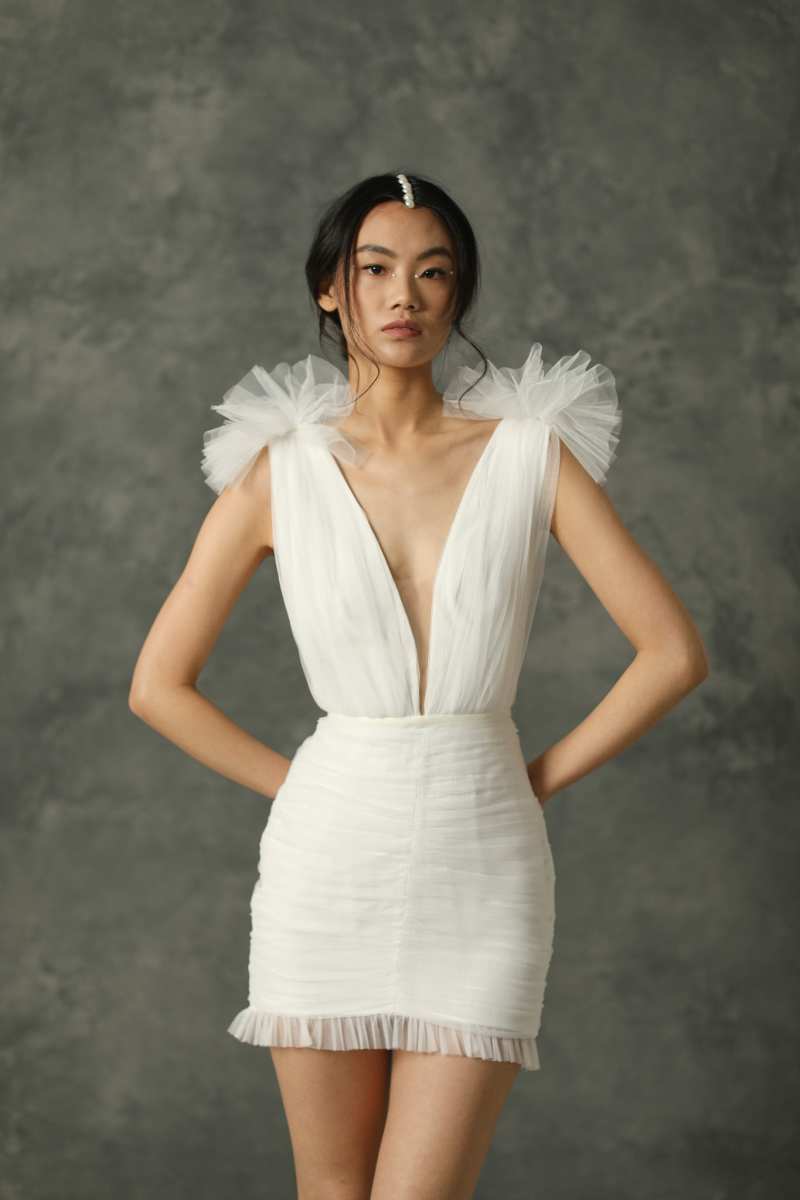 Harlie Tulle Mini Dress