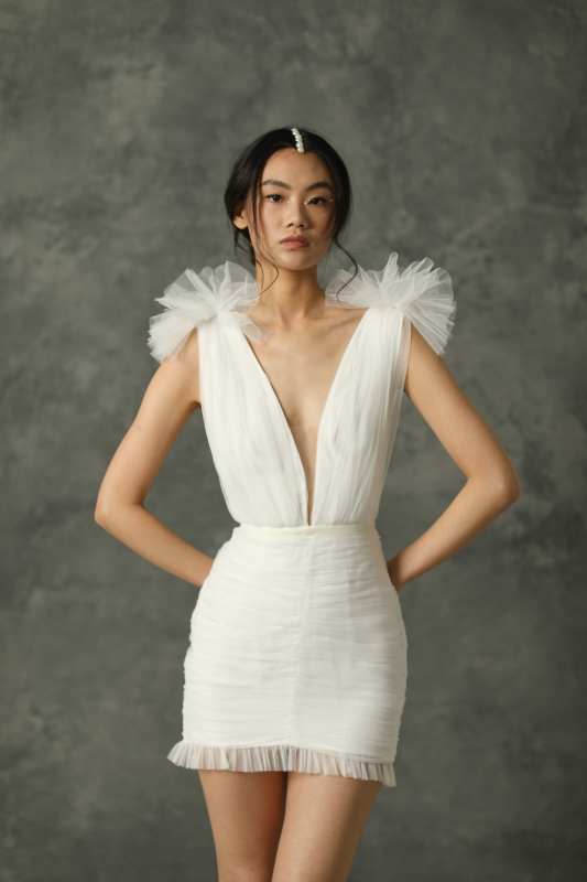Harlie Tulle Mini Dress