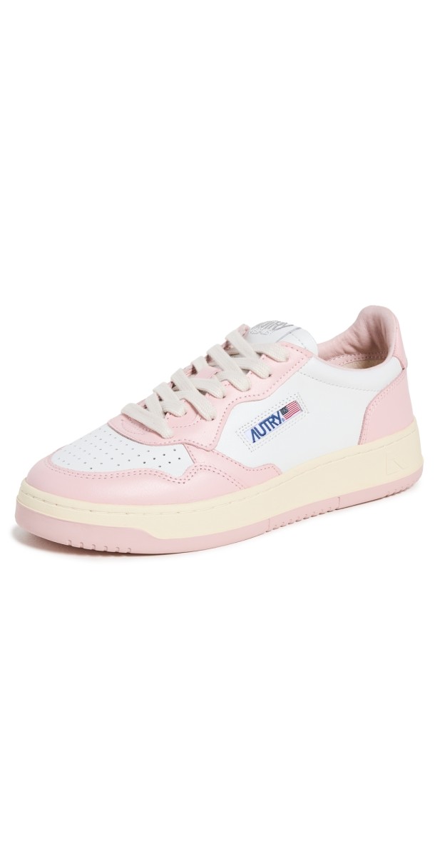 Autry Medalist Low Top Sneakers Leat/Leat Wht/Pow