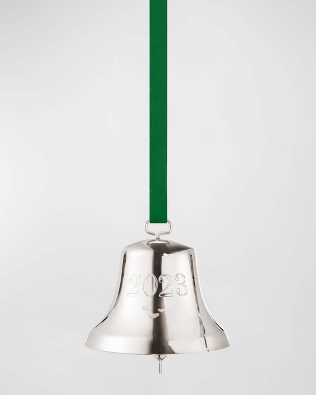 Bell Palladium-Plated Christmas 2023 Ornament