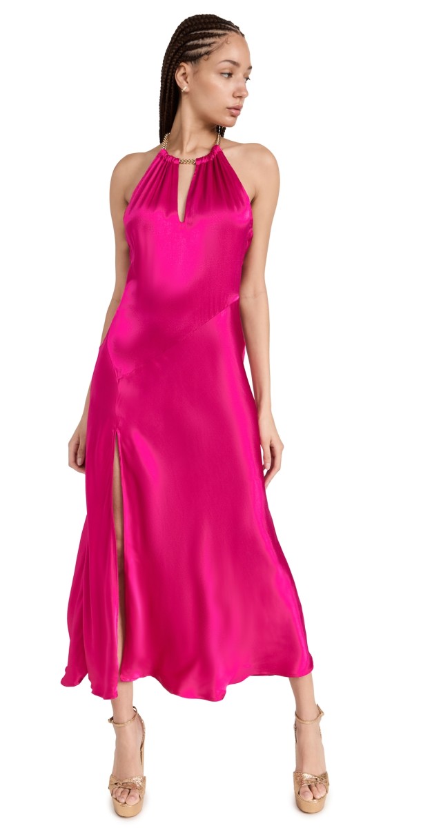 ASTR the Label Kazia Dress Fuchsia