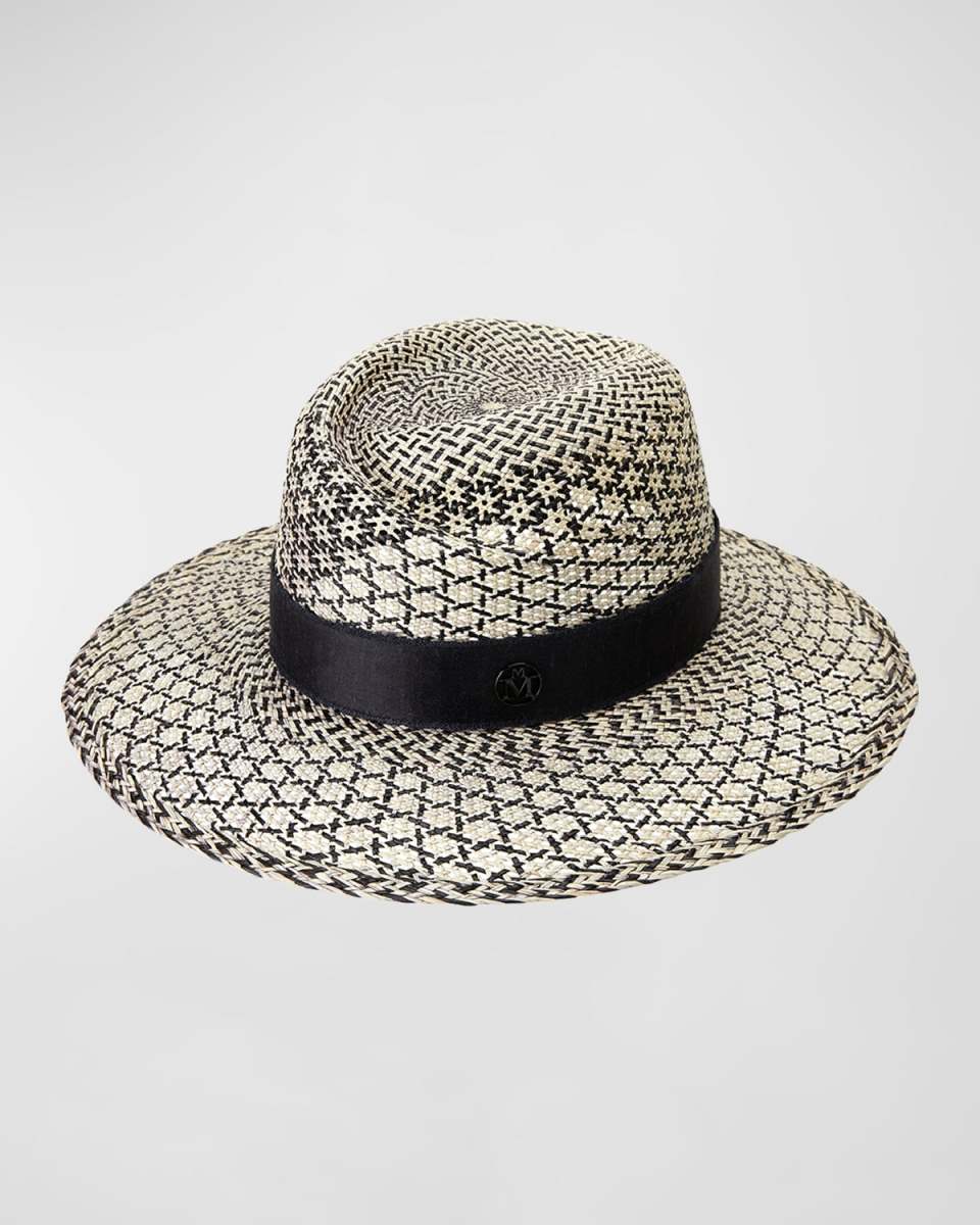 Virginie Woven Brisa Straw Fedo