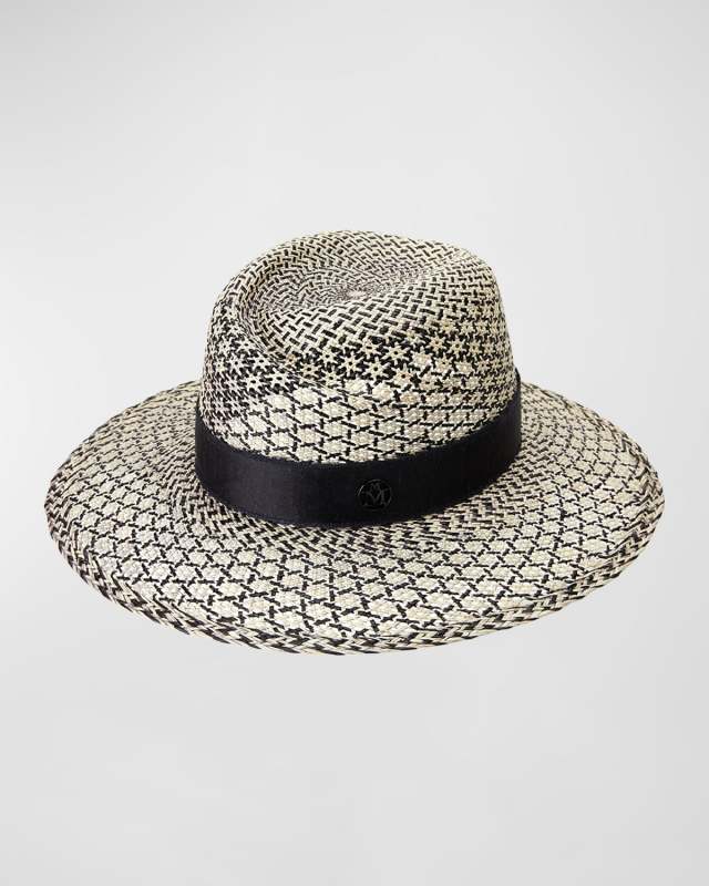 Virginie Woven Brisa Straw Fedo