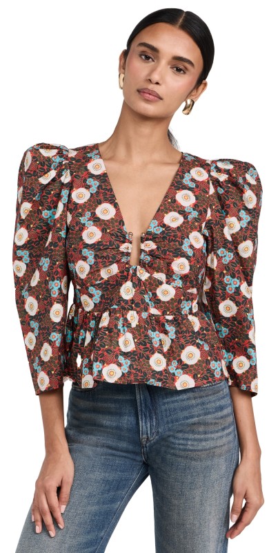 RHODE Alma Top Scarlet Aura Blossom Mini