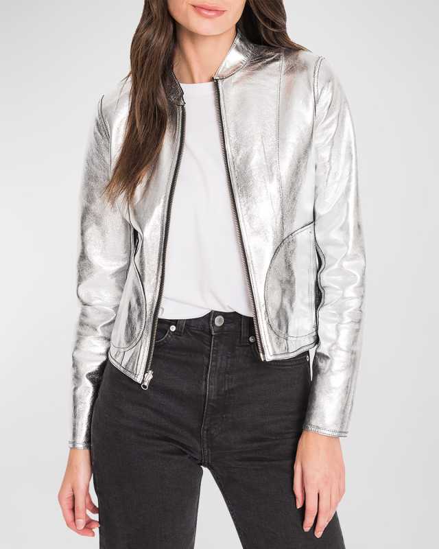Chapin Reversible Leather Bomber Jacket