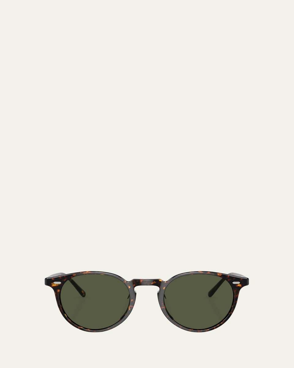 Round Acetate Sunglasses