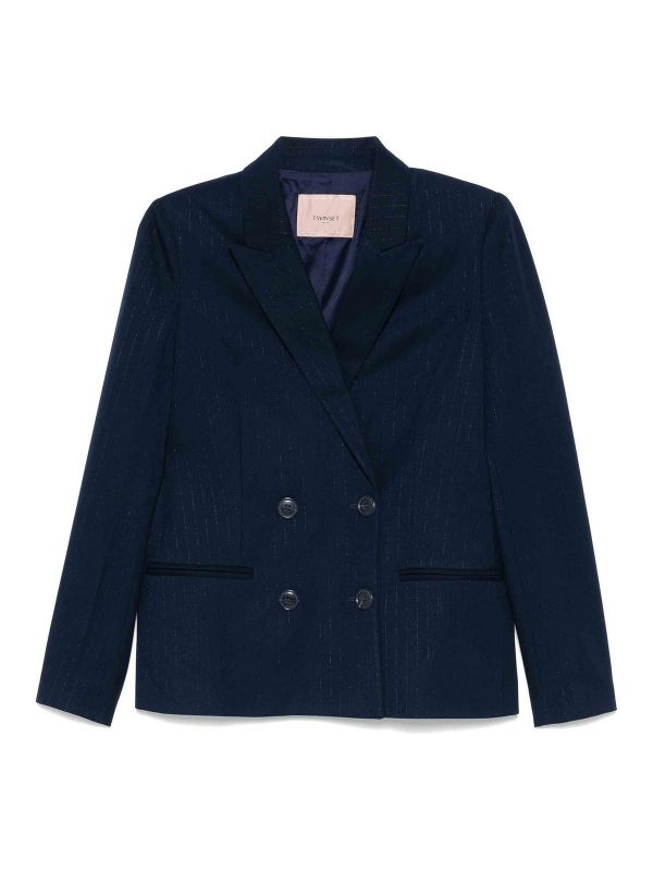 Twinset Blazer - Bleu Foncé