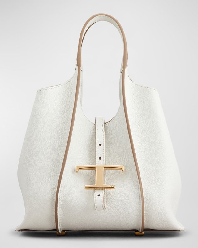 Mini Leather T Timeless Tote Shopping Bag