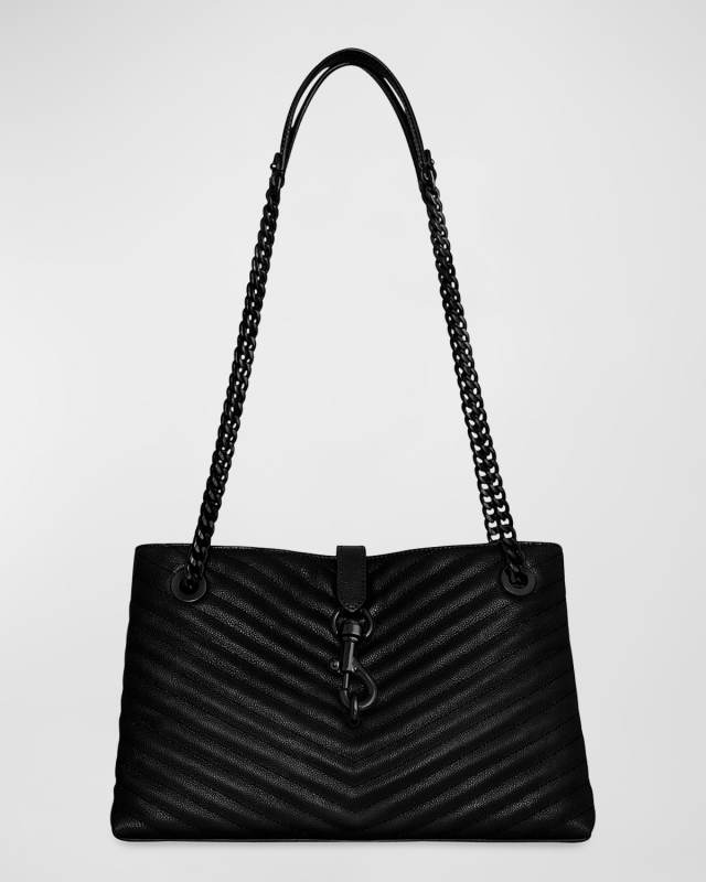Edie Medium Quilted Leather Tote Bag