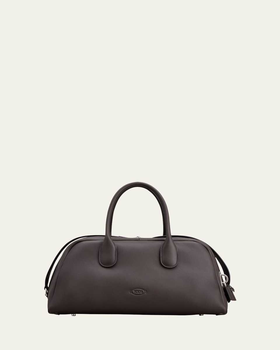 Bauletto Zip Leather Top-Handle Bag