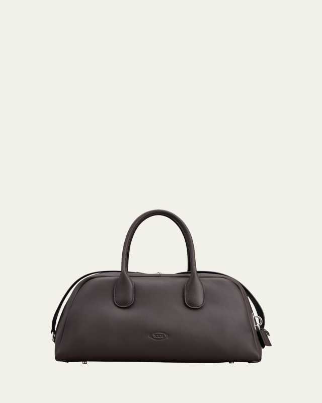 Bauletto Zip Leather Top-Handle Bag