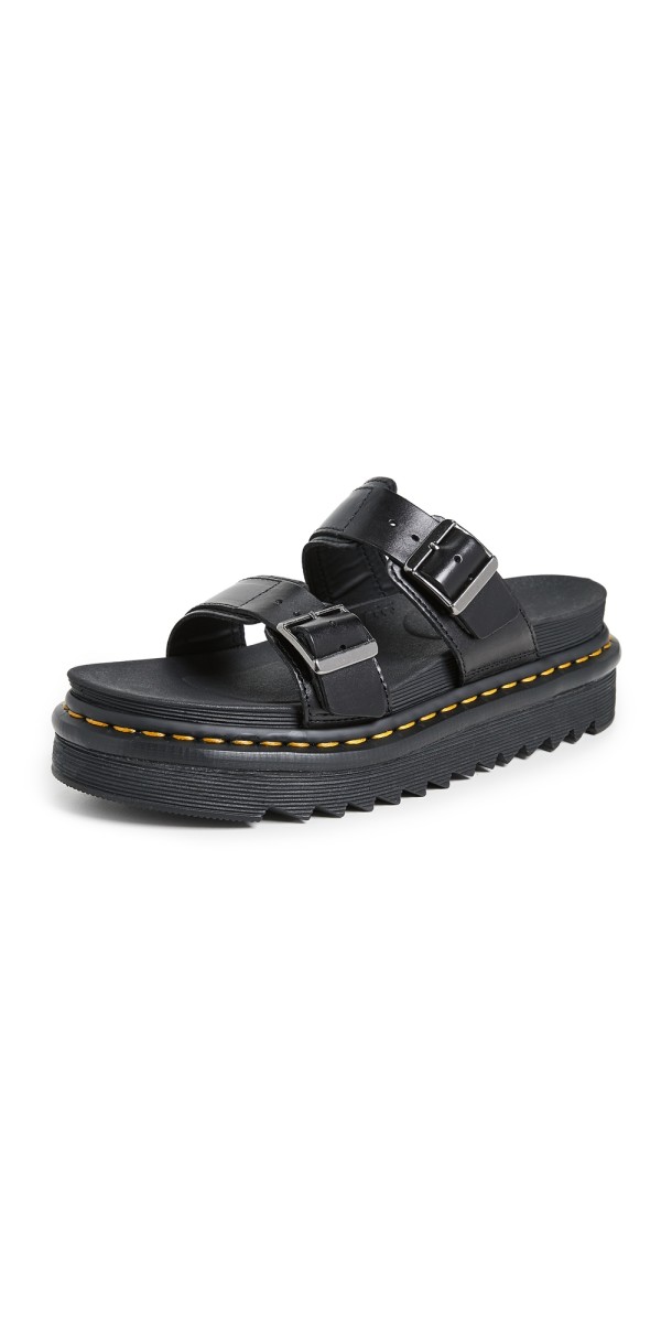 Dr. Martens Myles Slides Black