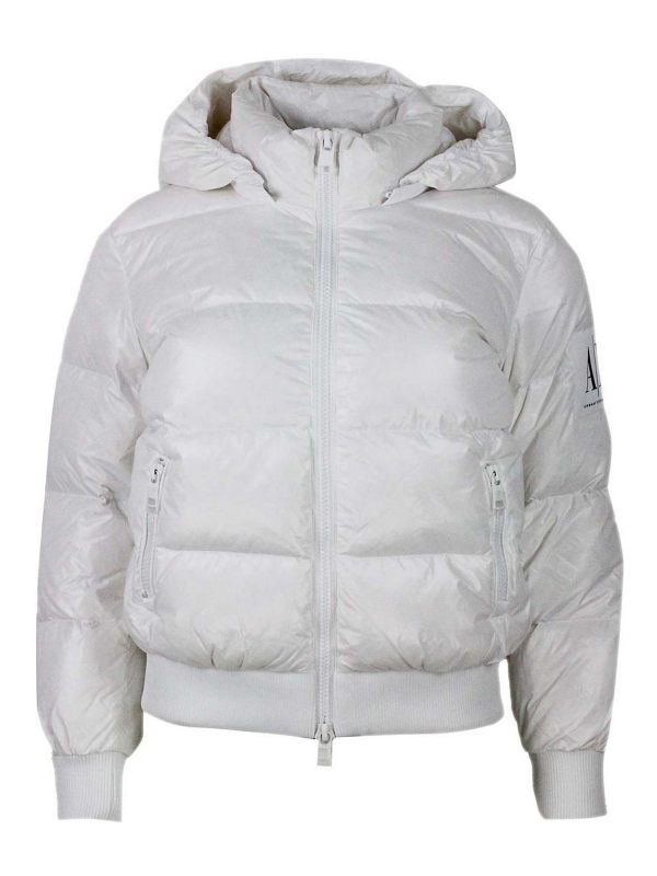 Armani Exchange Manteau Court - Blanc