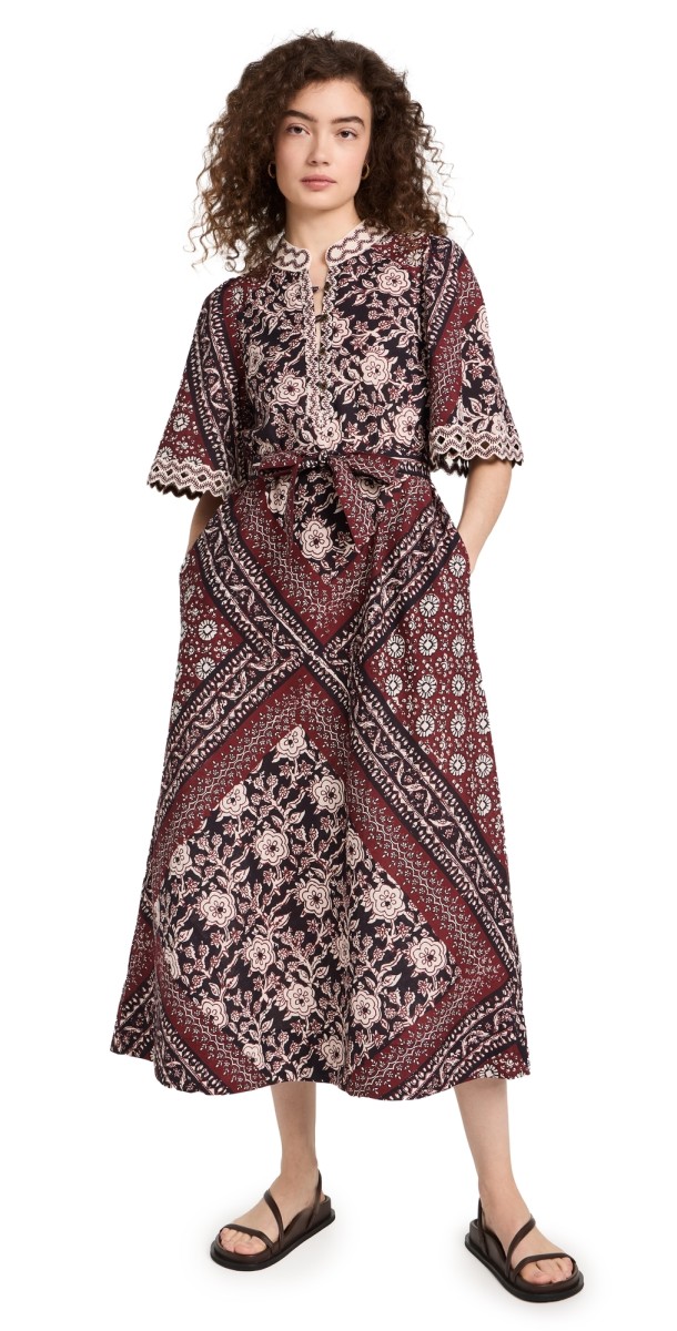 Sea Danae Print Dress Red