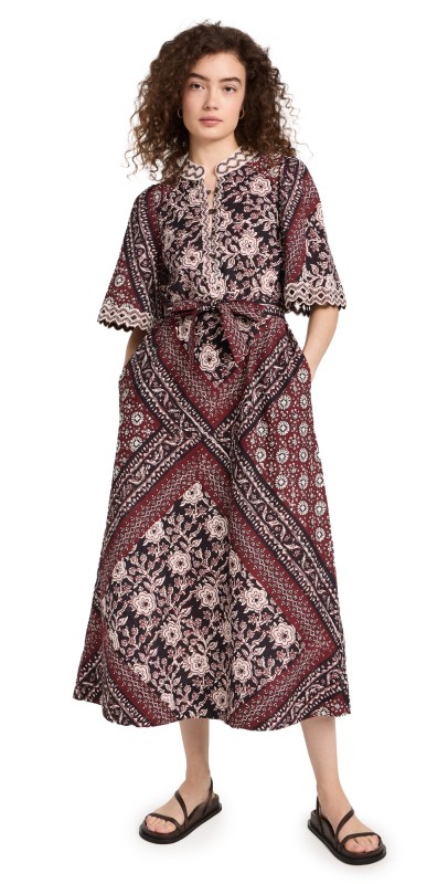 Sea Danae Print Dress Red