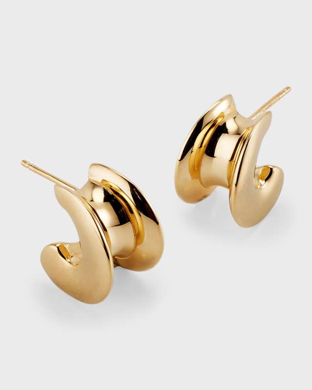 Small H Beam Earrings