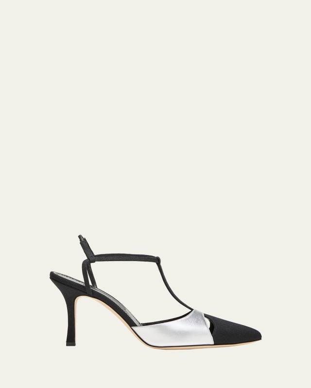 Turgimodhi Bicolor T-Strap Pumps