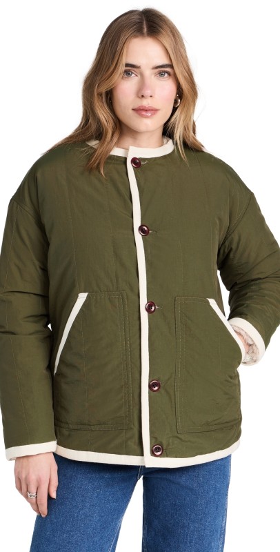 Alex Mill Reversible Polar Bear Jacket Natural