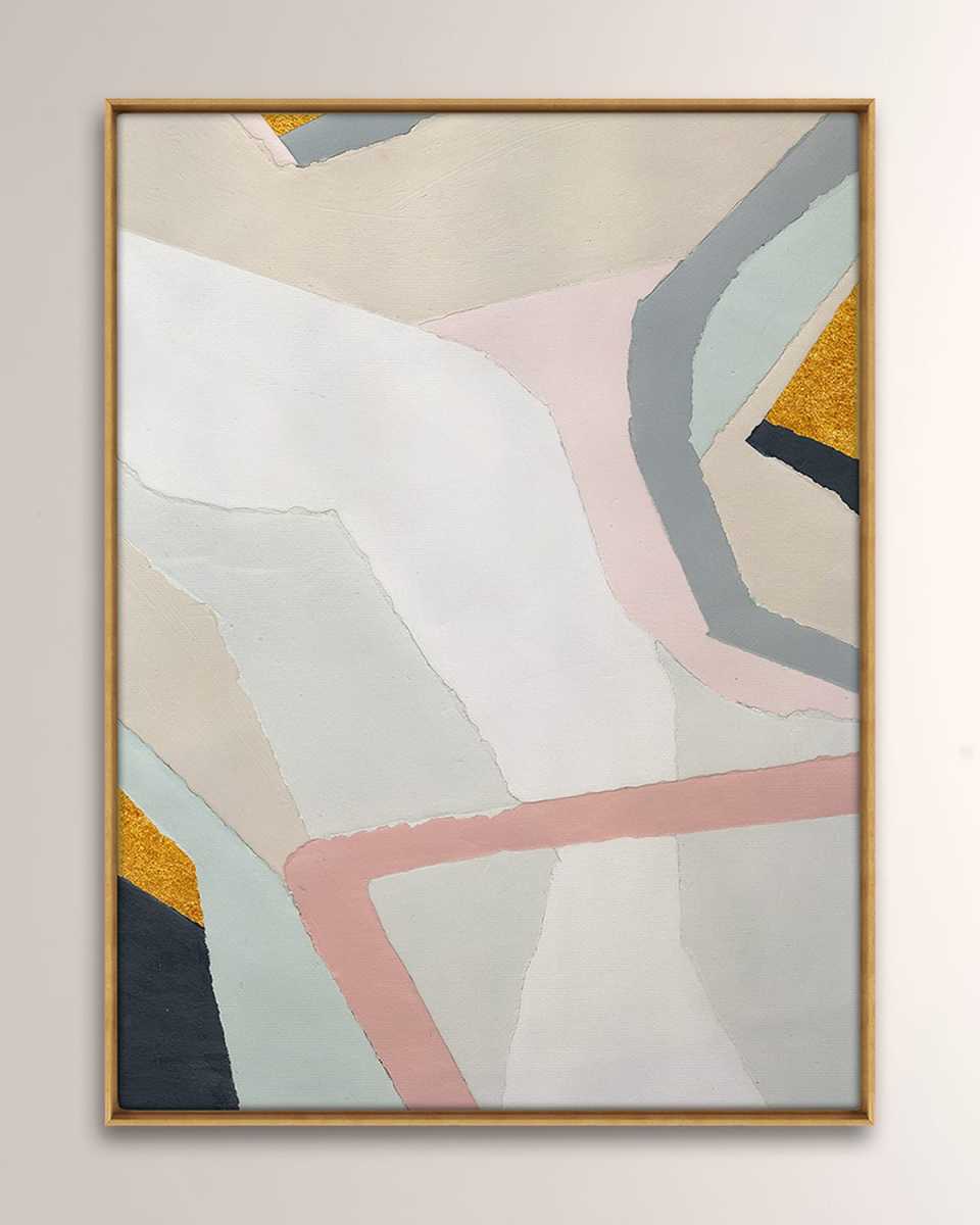"Abstract Collage 3" Digital Art Print on Canvas by Elisso