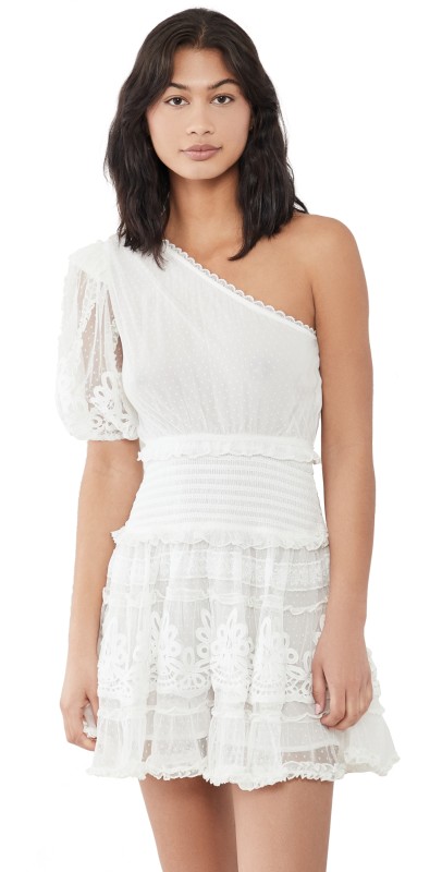 ROCOCO SAND Short Dress Off White