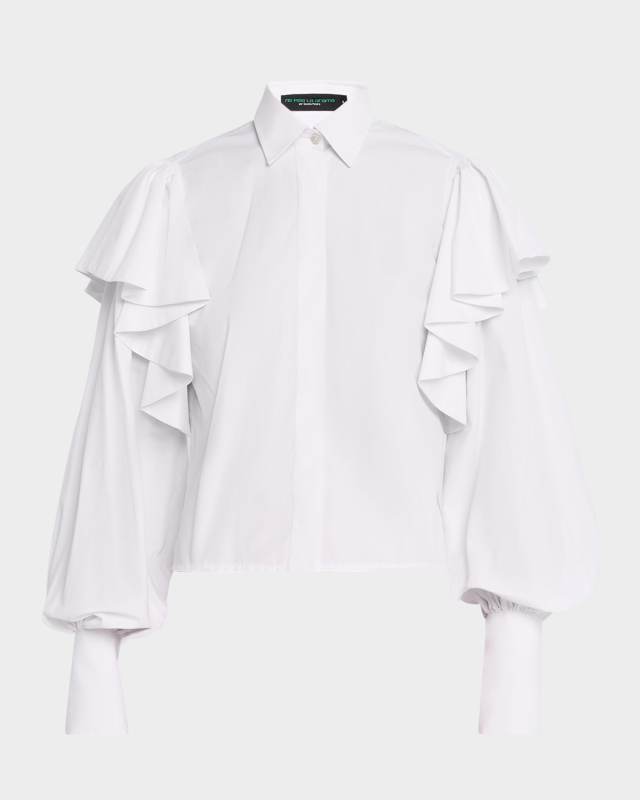 La Sabana Ruffle Long-Sleeve Shirt