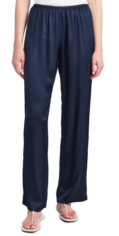 DONNI. The Silky Simple Pants Navy