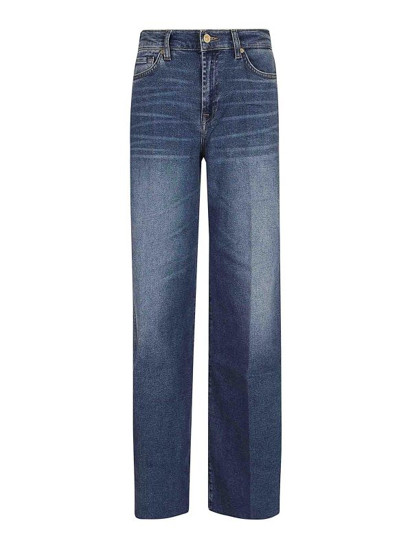 7 For All Mankind Jean Bootcut - Bleu