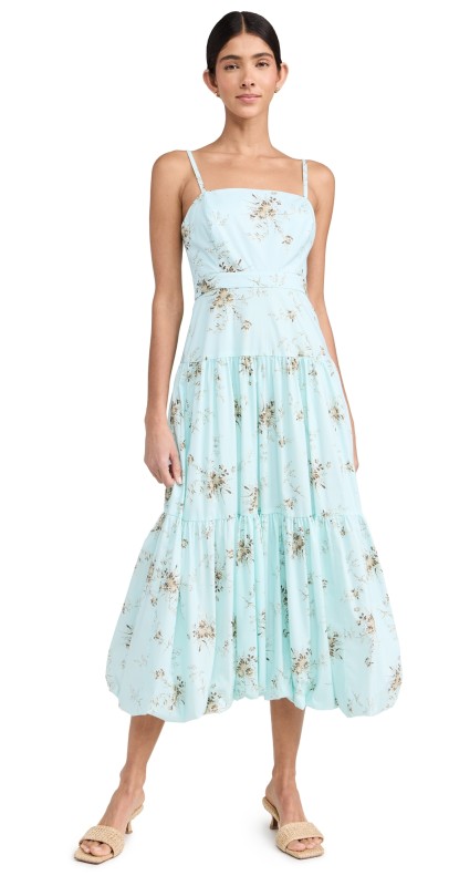 Cinq à Sept Amelie Dress Glacial Blue Multi