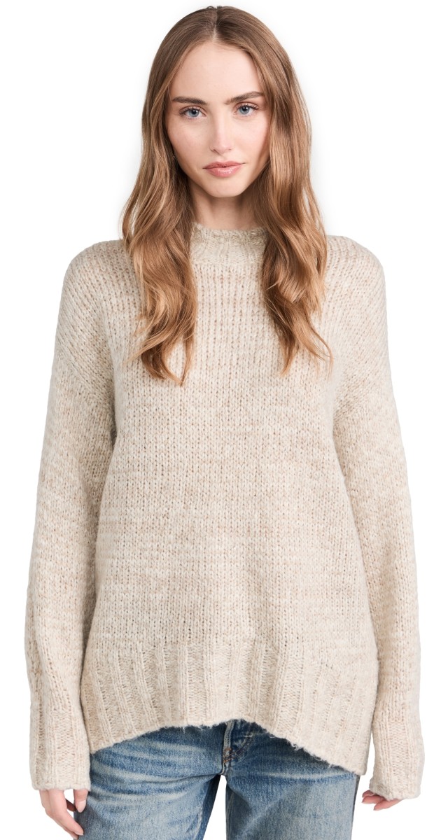 Splendid Splendid x Cella Jane Tunic Sweater Toast Marl
