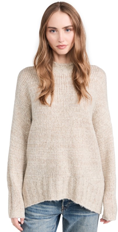 Splendid Splendid x Cella Jane Tunic Sweater Toast Marl