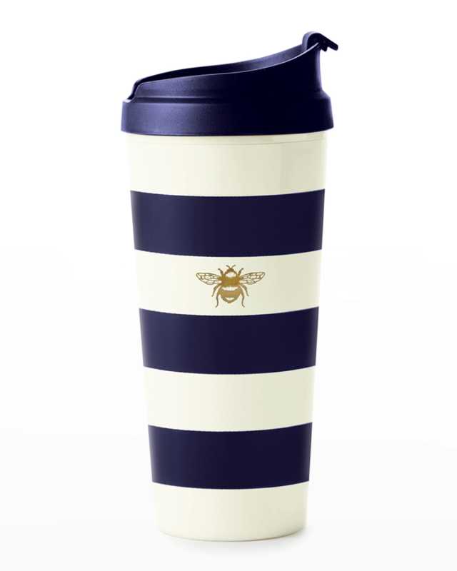 stripe thermal mug