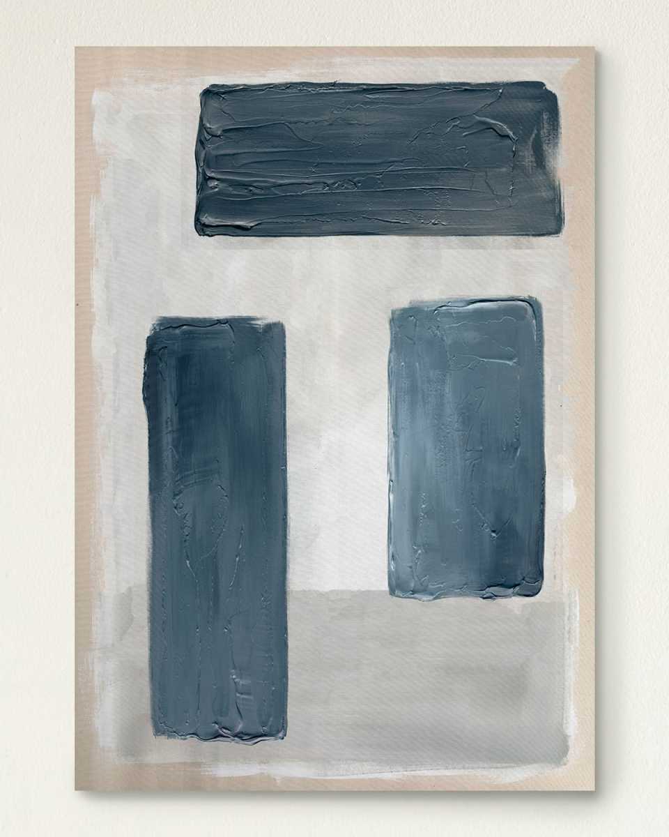 Denim Texture Abstract 2 Giclee