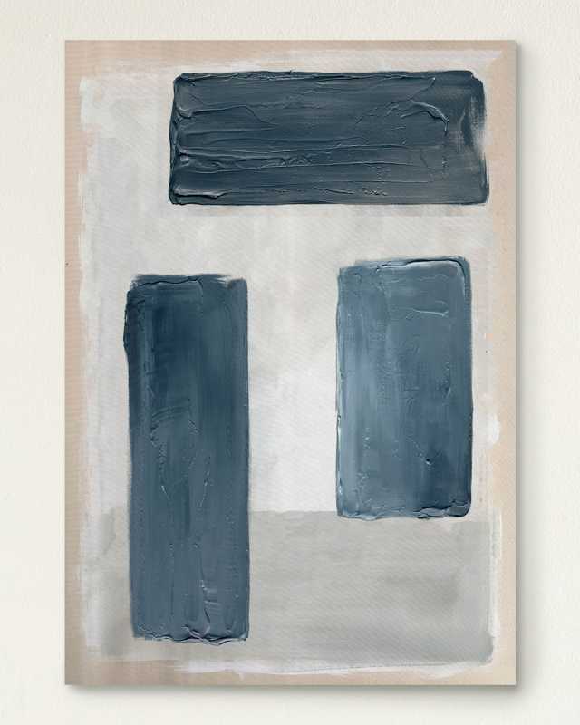 Denim Texture Abstract 2 Giclee