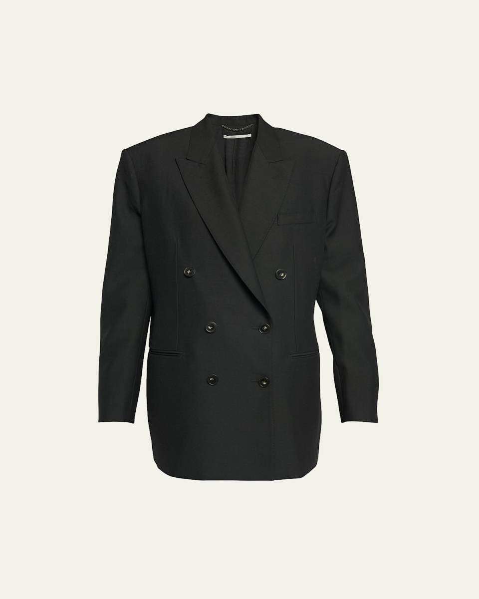 Oversized Double-Breasted Jacket