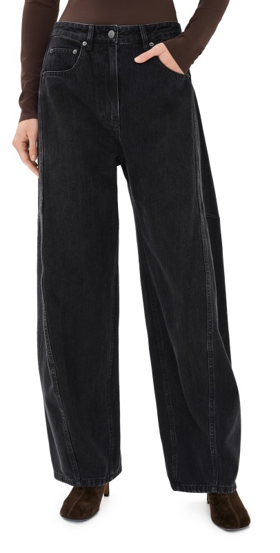 Tibi Vintage Black Denim Sid Jeans Vintage Black