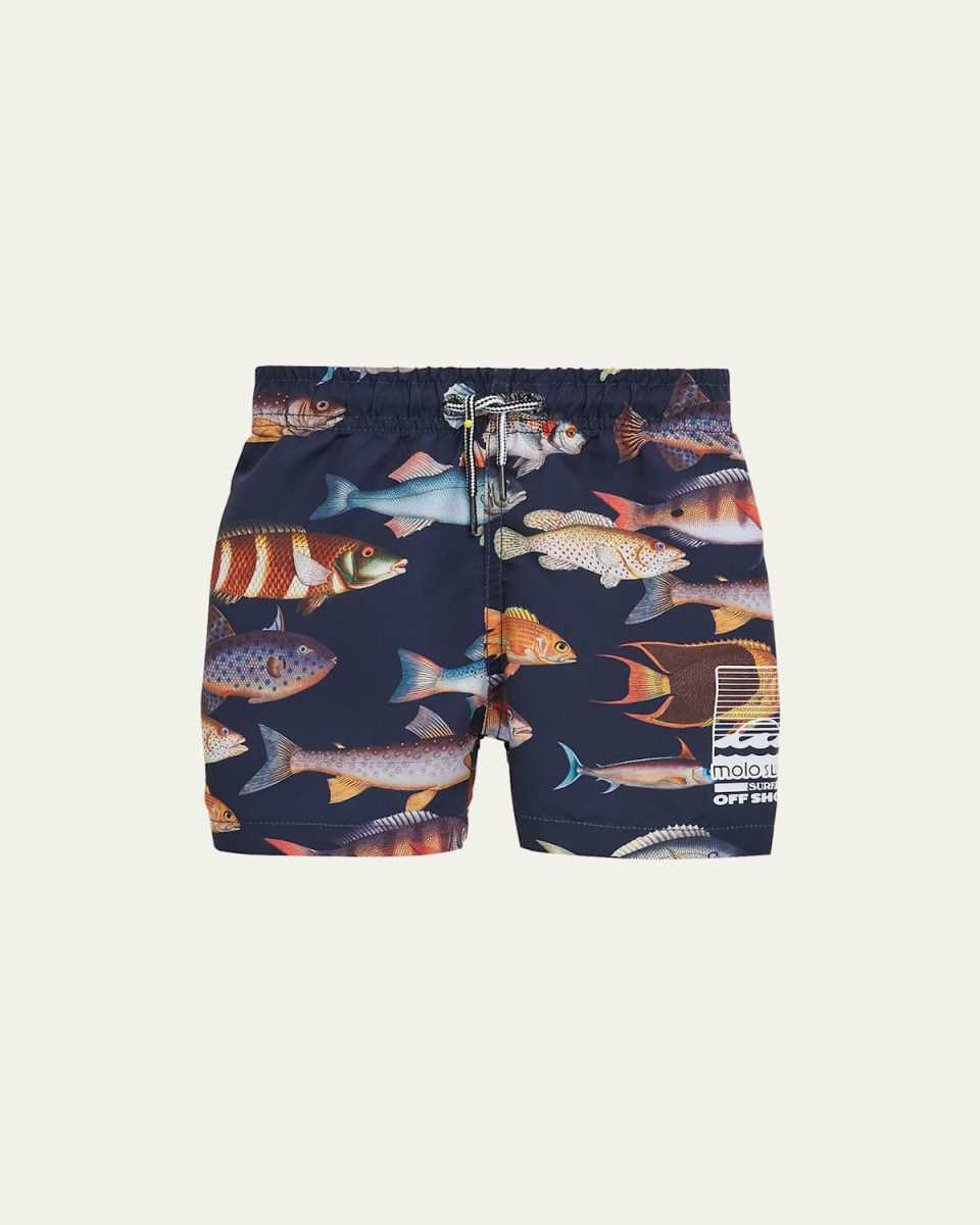 Boy's Niko Swim Shorts, Size 3-6