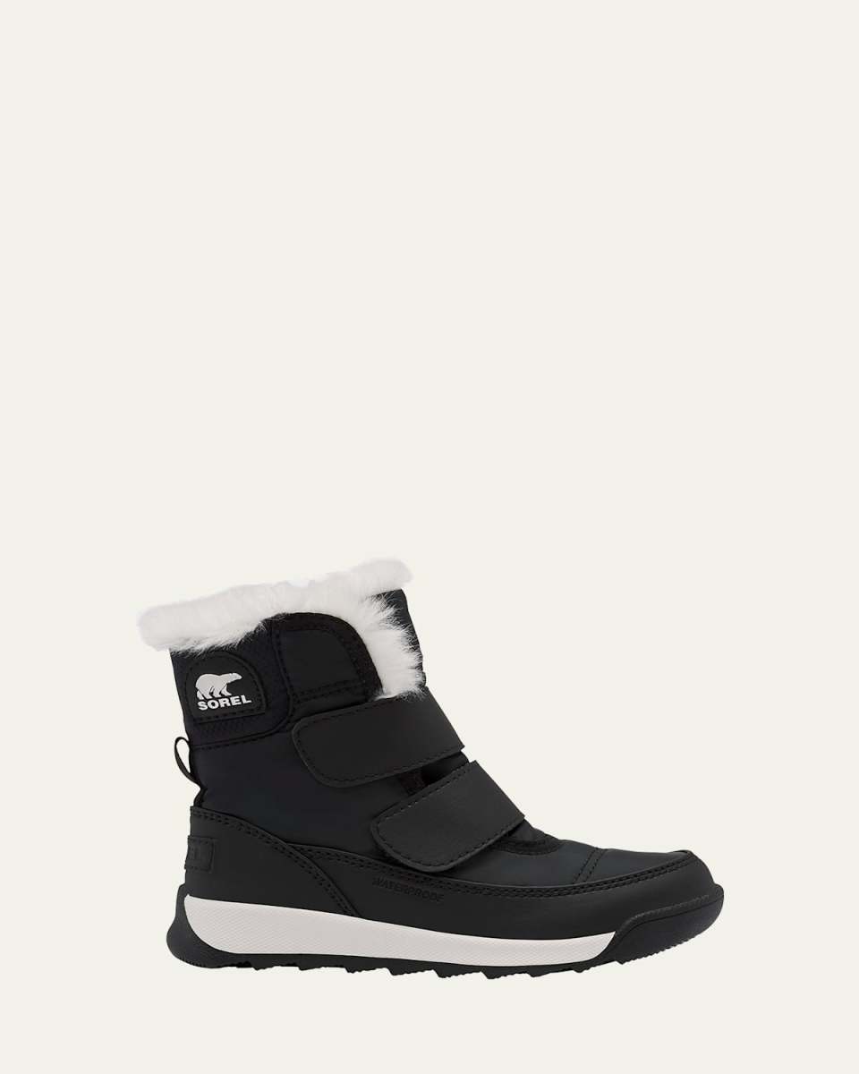 Kid's Whitney II Waterproof Winter Boots w/ Faux-Fur Trim