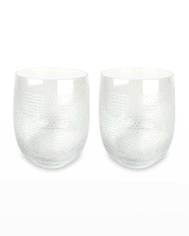 Panthera Clear Double Old-Fashioned Glasses, Set of 2
