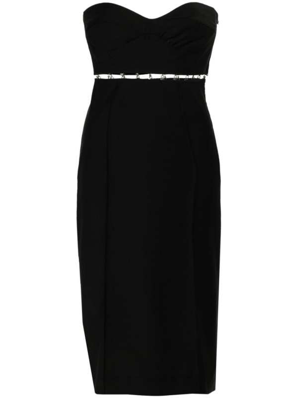 bustier-style twill set