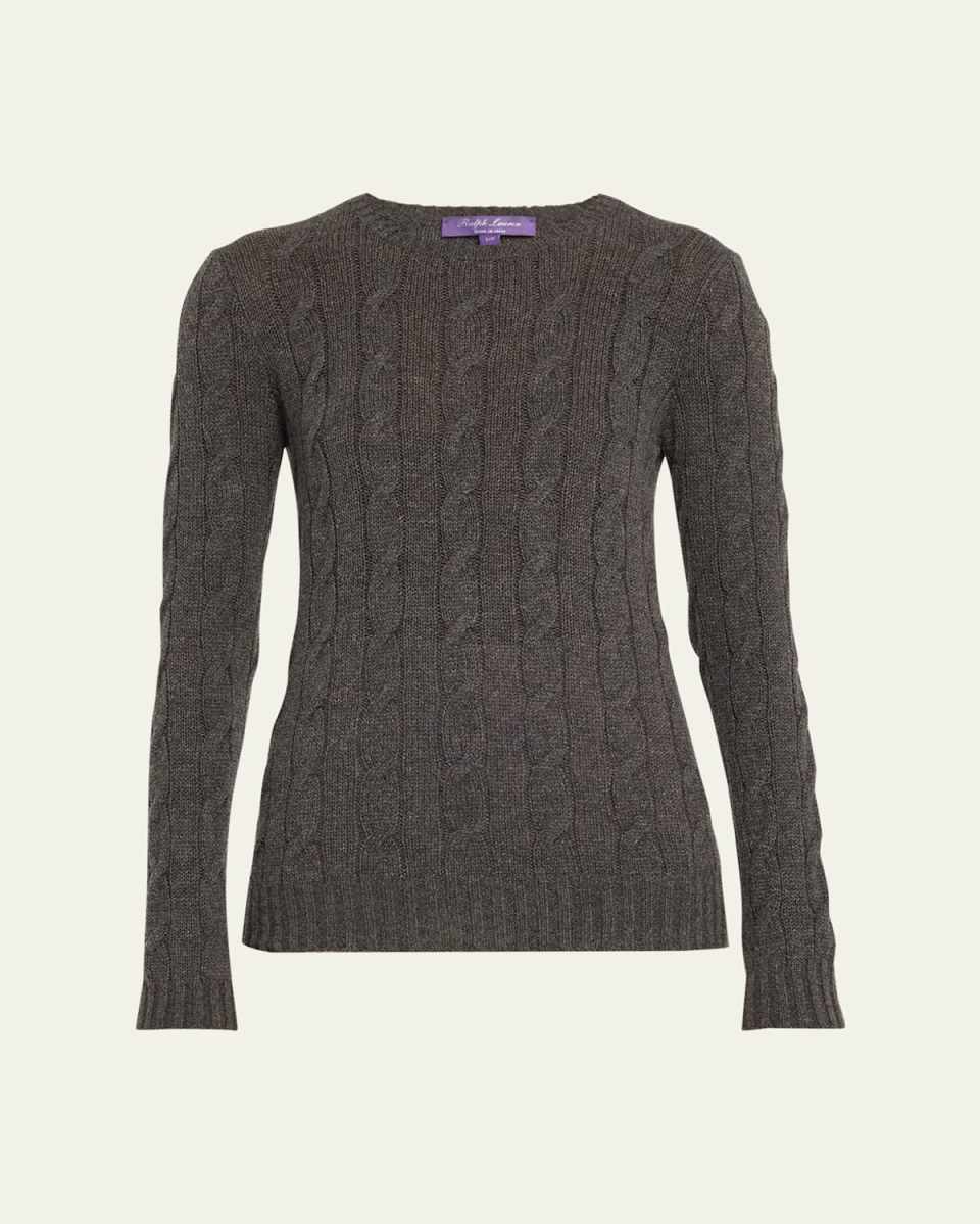 Classic Cable Cashmere Sweater