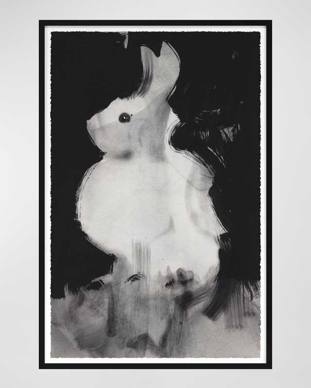 "Instincts 6" Print by Van Hoang, Framed Under Plexiglass